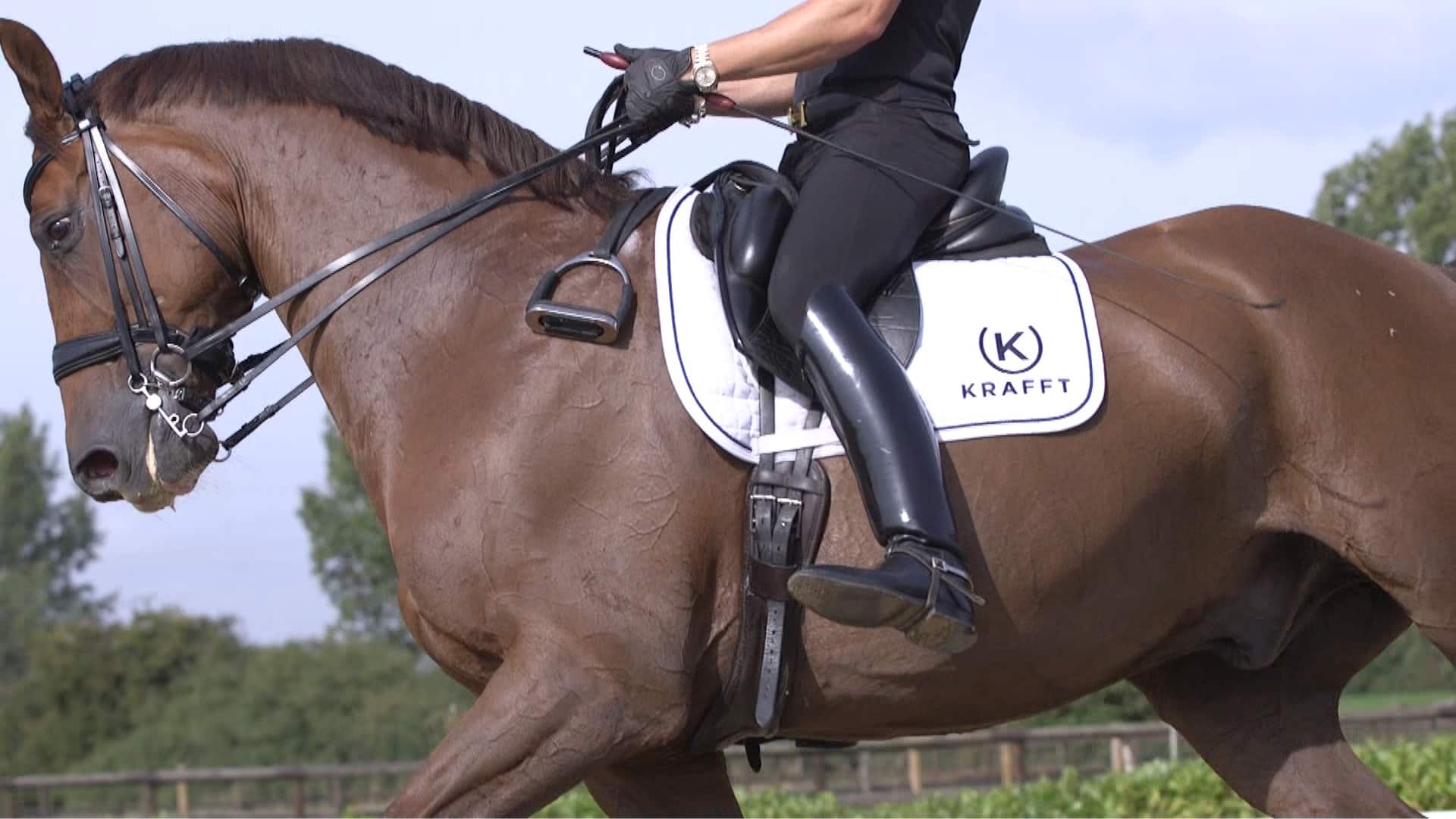 The rider's position train without stirrups Ride Better TV